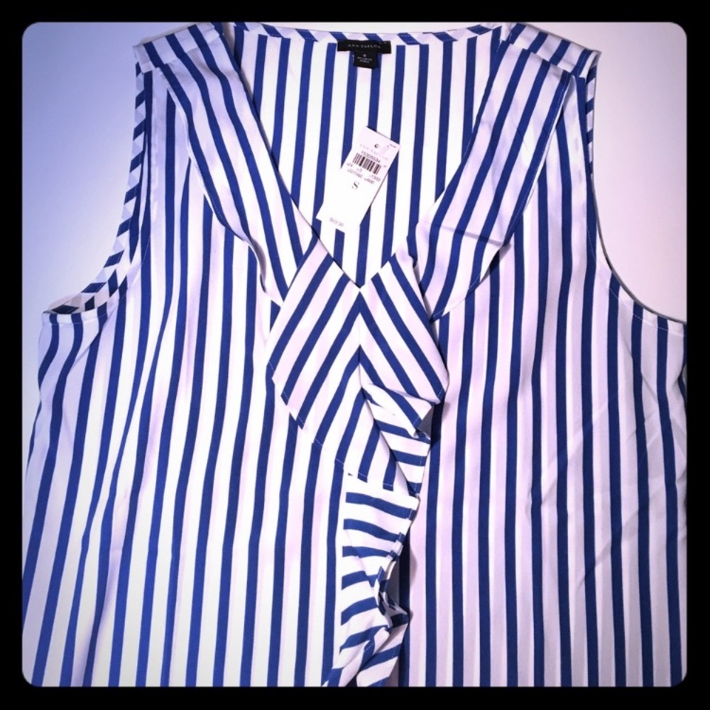 Ann Taylor Ruffle Blouse